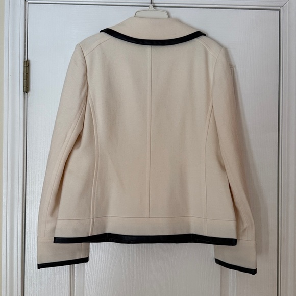 J. Crew Vintage Wool Pea Coat Stadium Jacket Size 14 Style 08411 - Picture 3 of 13